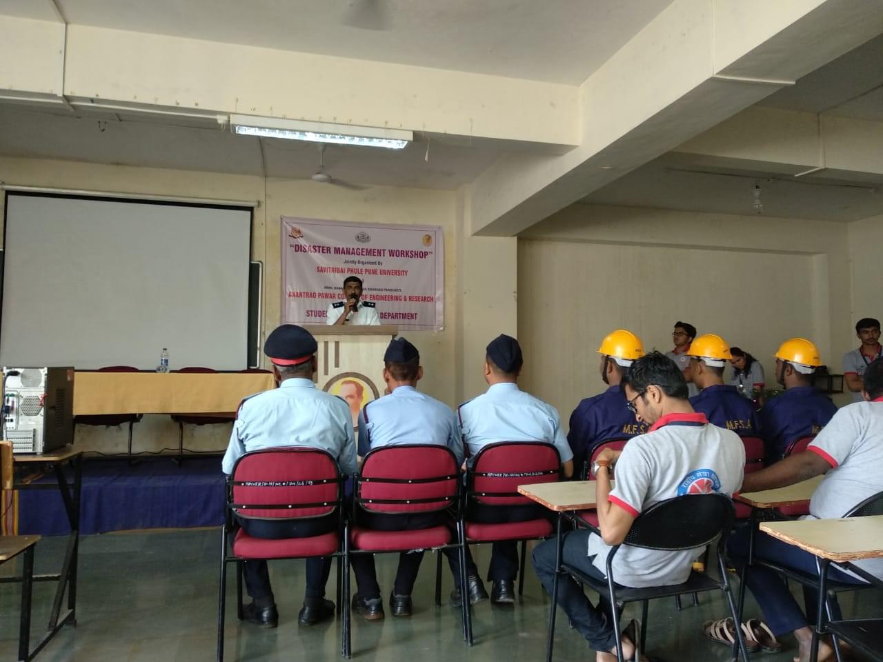 Anantrao Pawar College of Architecture Pune Fire fighting system study site visit and NDRF
workshop photo 5